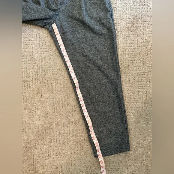 💕🩶 Aritzia Wilfred Chambery Wool Cashmere Crop Pants Gray 6 Minimalist Classic - Picture 10 of 11
